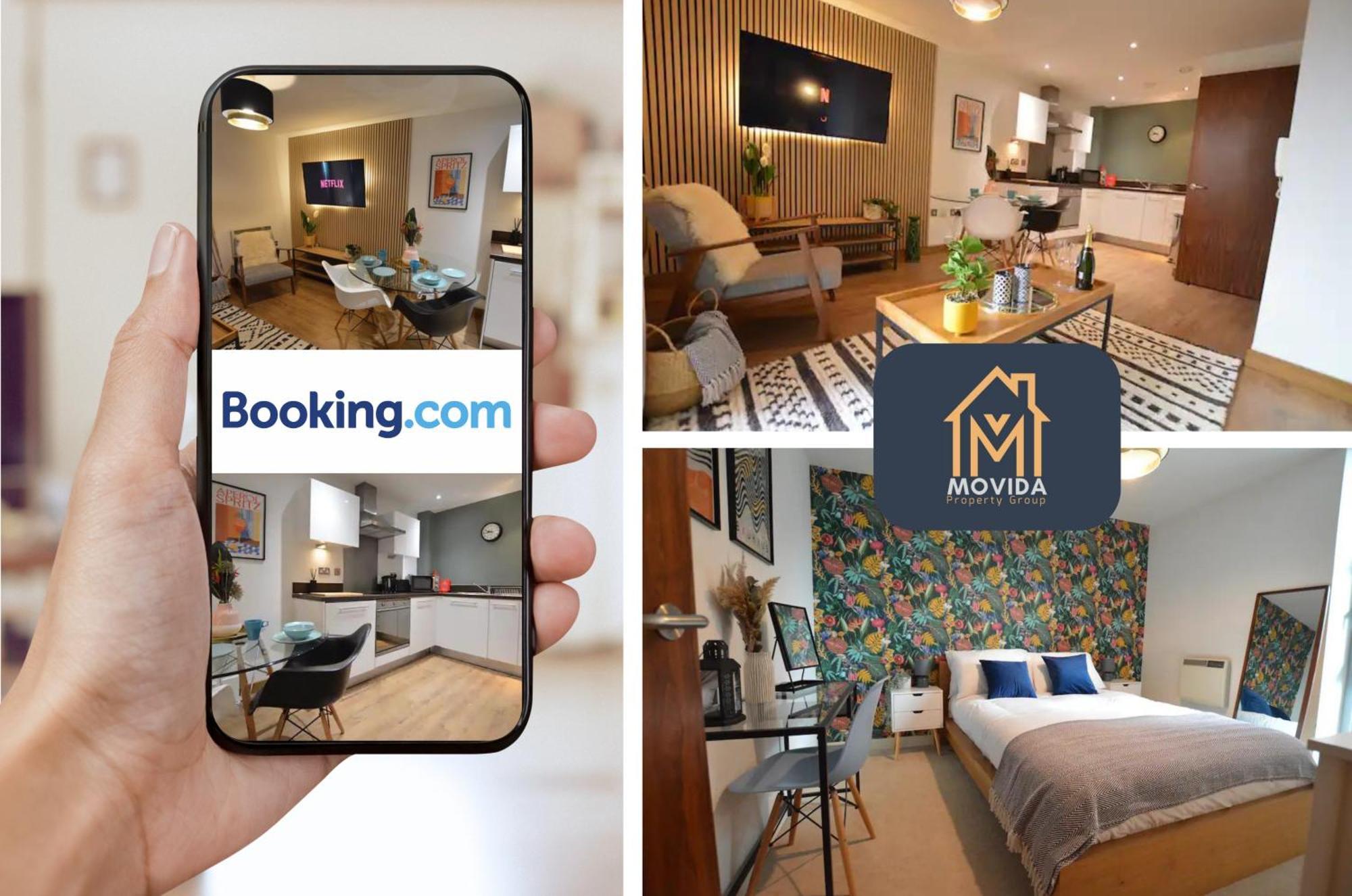 Lgi Stunning 1 Bedroom Apartment By Movida Property Group Short Lets & Serviced Accommodation Leeds  Extérieur photo
