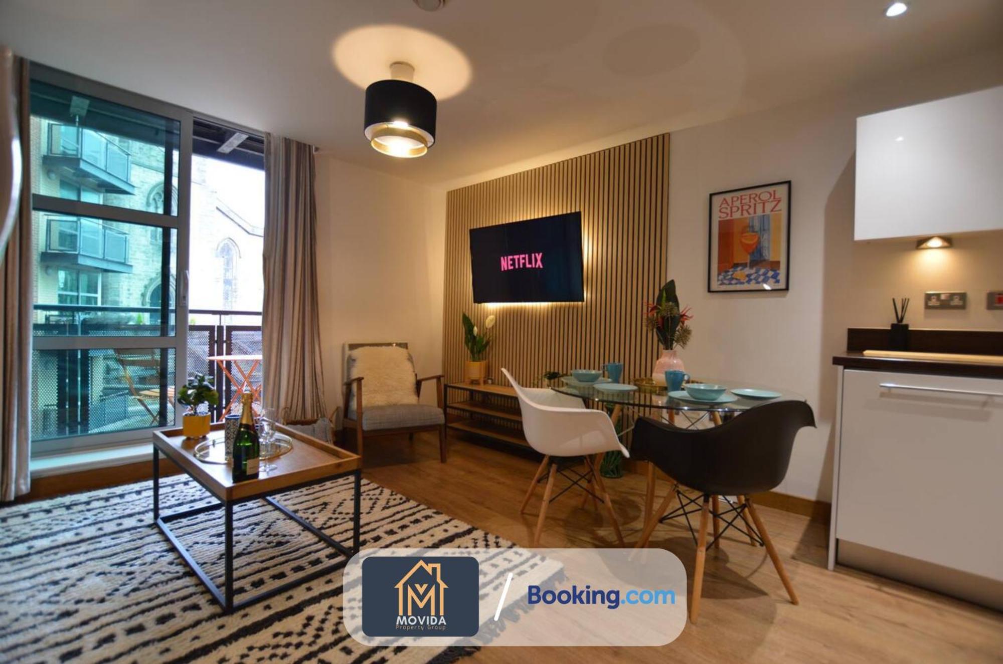 Lgi Stunning 1 Bedroom Apartment By Movida Property Group Short Lets & Serviced Accommodation Leeds  Extérieur photo