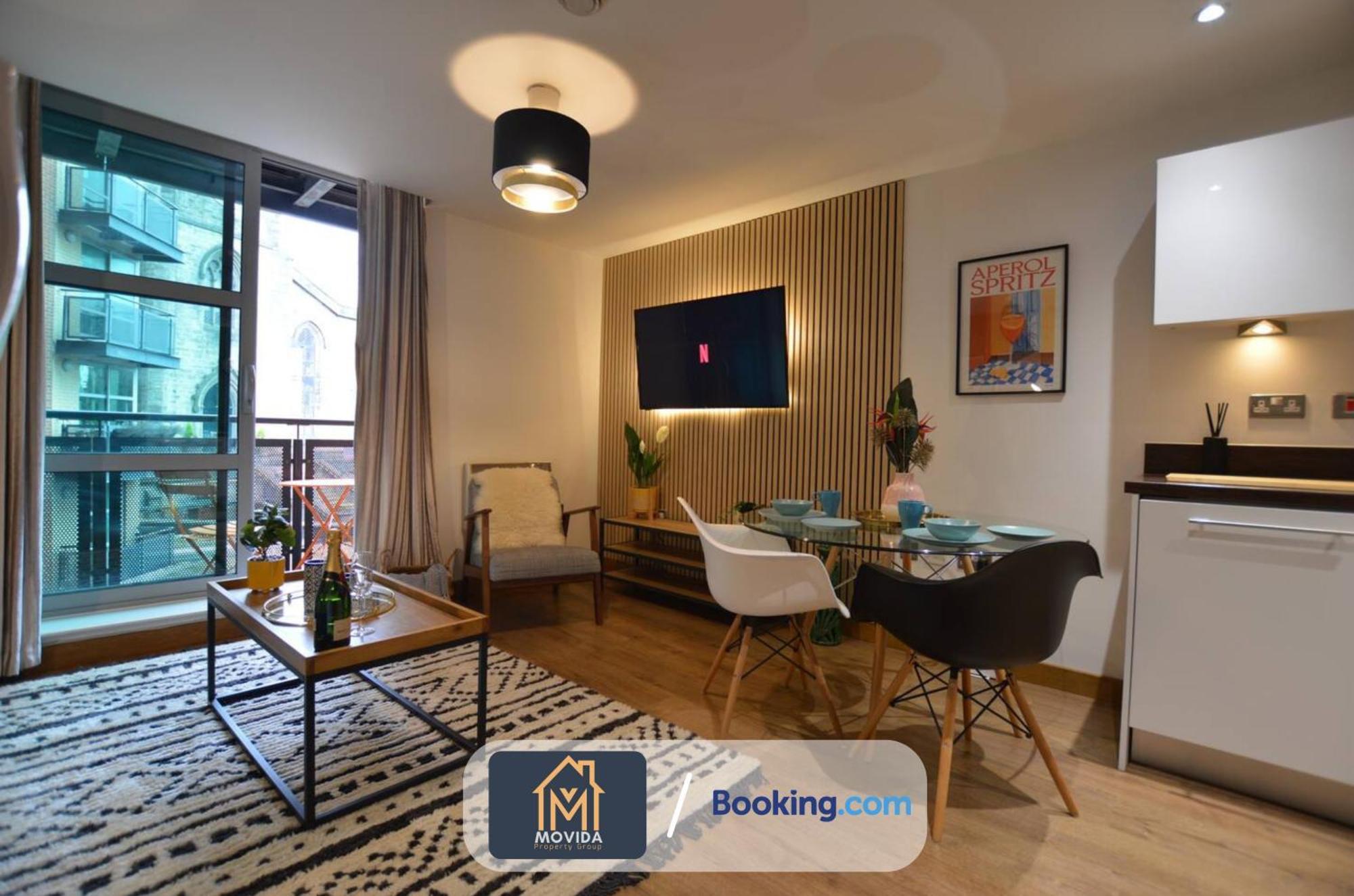 Lgi Stunning 1 Bedroom Apartment By Movida Property Group Short Lets & Serviced Accommodation Leeds  Extérieur photo