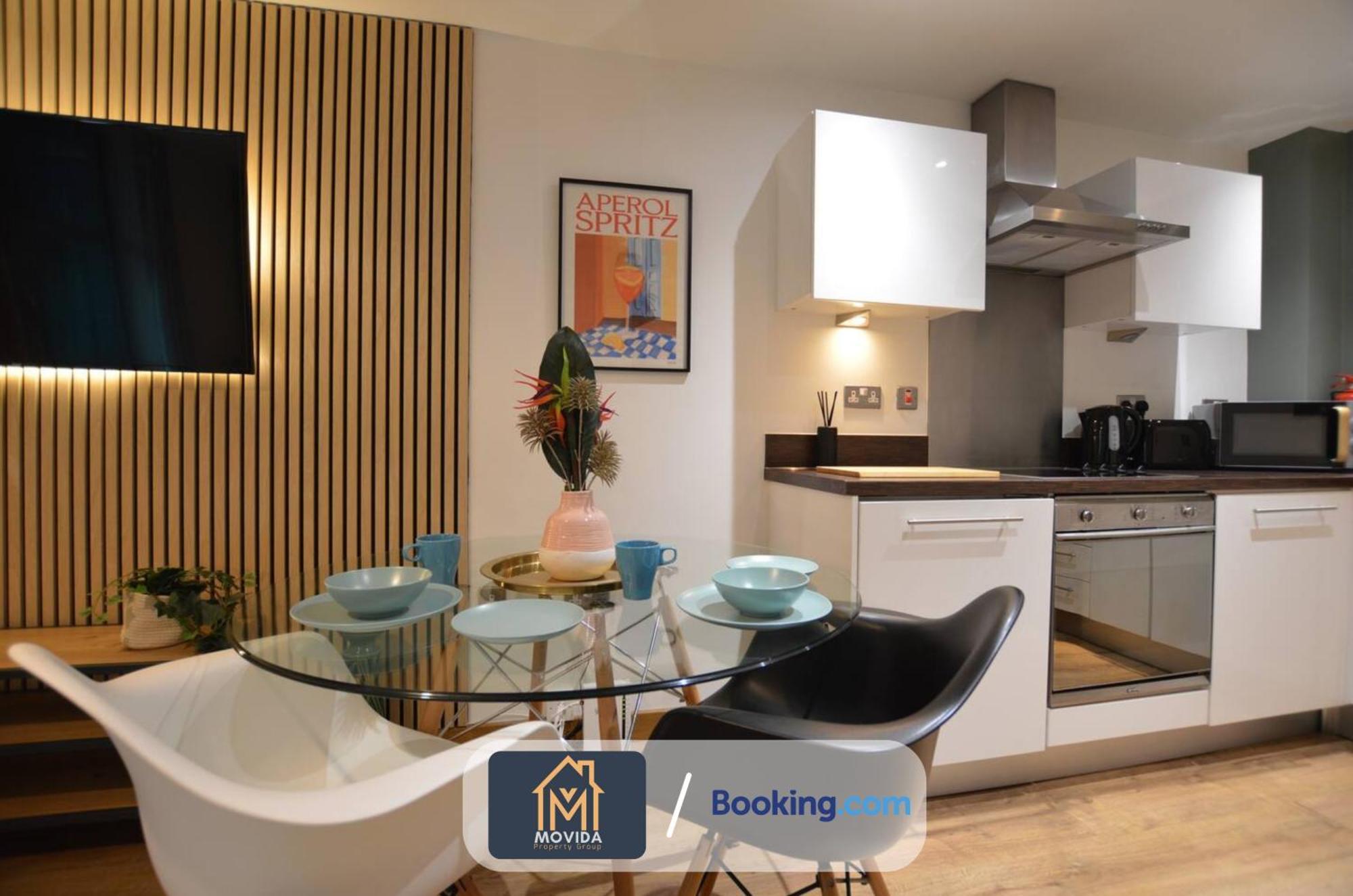 Lgi Stunning 1 Bedroom Apartment By Movida Property Group Short Lets & Serviced Accommodation Leeds  Extérieur photo